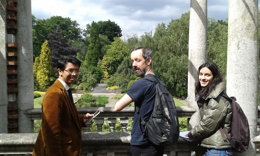 One of the stunning locations which Director Vaskar Kayastha has chosen for the beautiful short film Vita. Vaskar with DoP Mark Minors and 1st AD Federica Freddi. I am on the sound but cannot resist taking a few shots of our wonderful crew. 