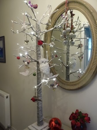 I finally put away my artificial winter tree in the hall which I had retained from Christmas because I couldn't bear to part with it.