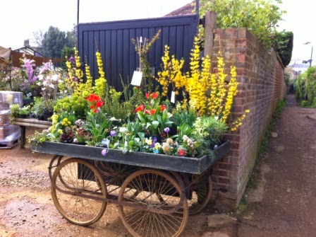 Petersham Nurseries entrance: what a welcome sight!