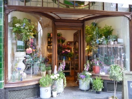 Scarlet and Violet pop-up shop in Anthropologie for the Chelsea Flower Show week.