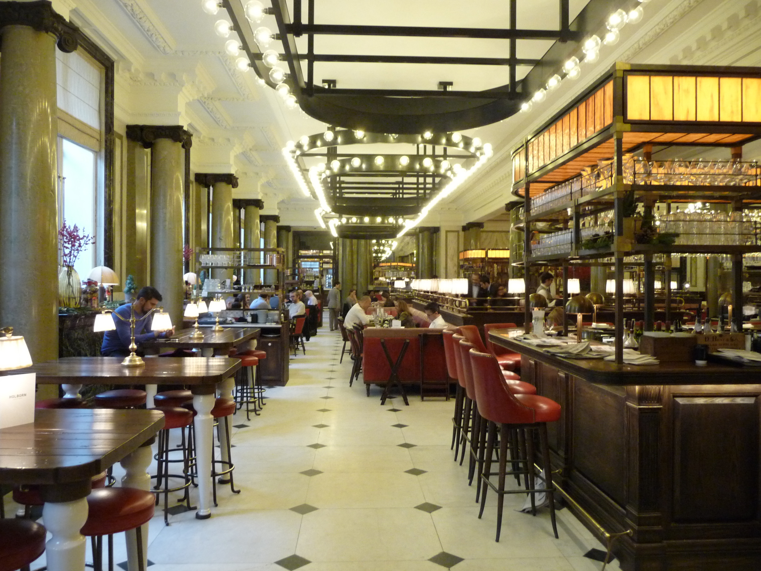  The stunning Holborn dining room&nbsp;restaurant where I had the most amazing three course supper 