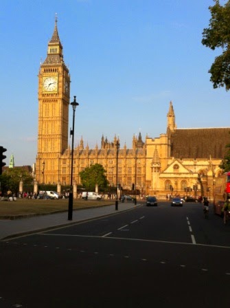 House of Commons and Big Ben at 7.30pm