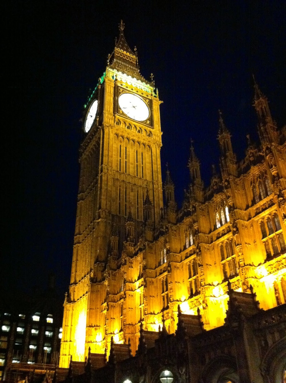 House of Commons and Big Ben at 11pm