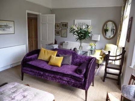 Fresh interior style for the sitting room and stairs