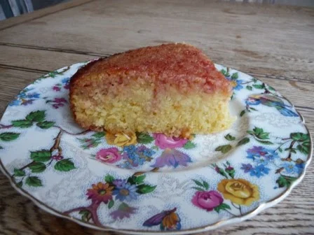 Blood orange and campari cake