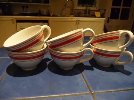 My French vintage coffee cups