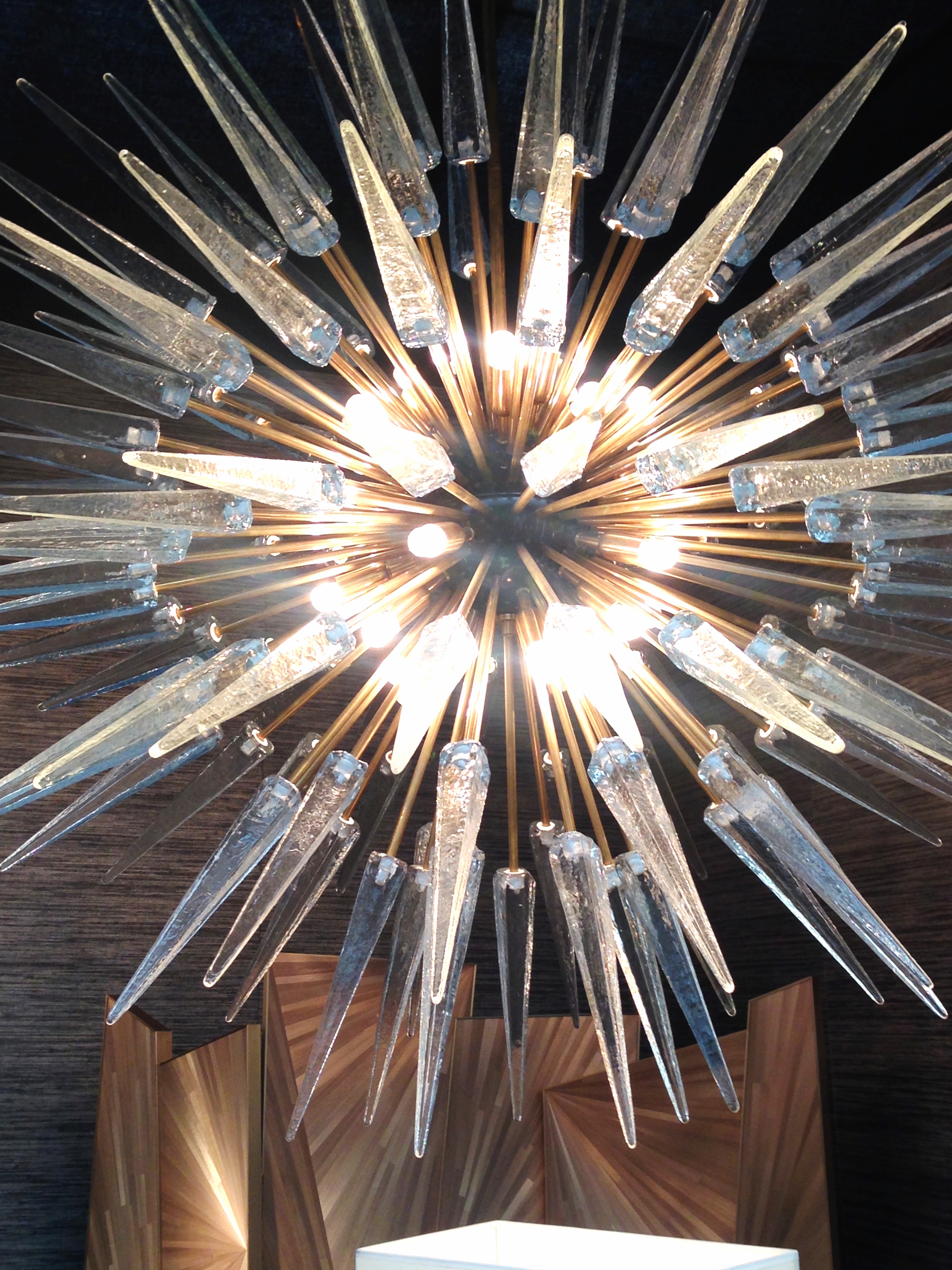  Love this sputnik shard chandelier from Charles Burnand Lighting 