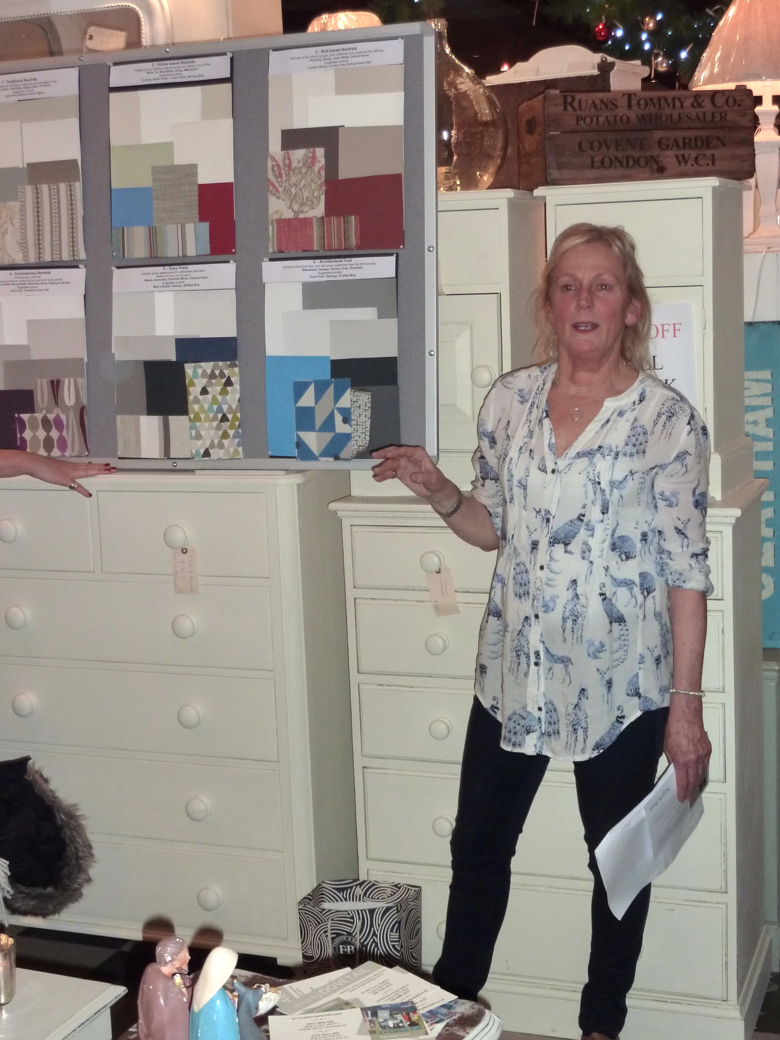 Inspiring locals with my 'Colour in the Home' talk