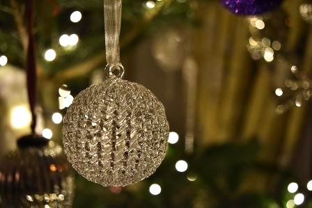  Another beautiful glass bauble from The  White Company  