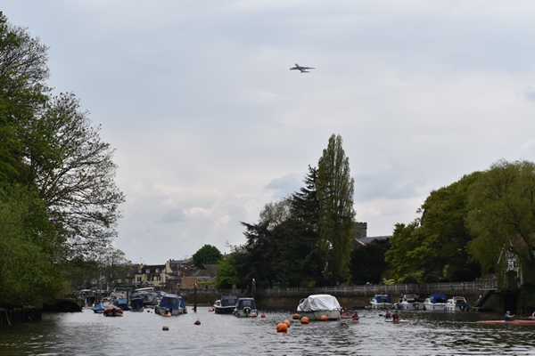 In Richmond you are never far from the flight path to Heathrow