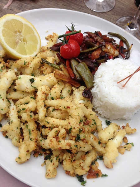 These calamari were to die for!