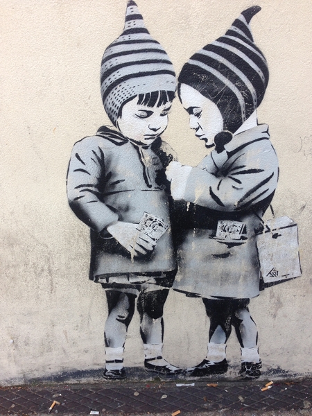 This street art is one of my faves - Big Deal by JPS