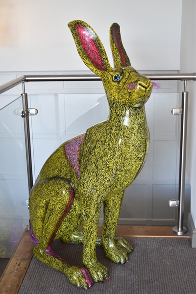  The hare is a bit of an icon in Cirencester and there is a hare festival every year in the town 