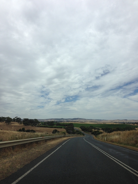 Big sky - driving to Barossa Valley