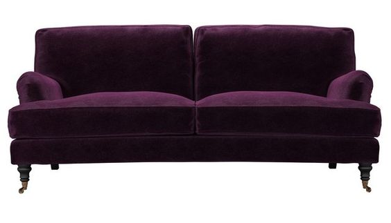 Sofa.com's Bluebell Sofa in Plum velvet