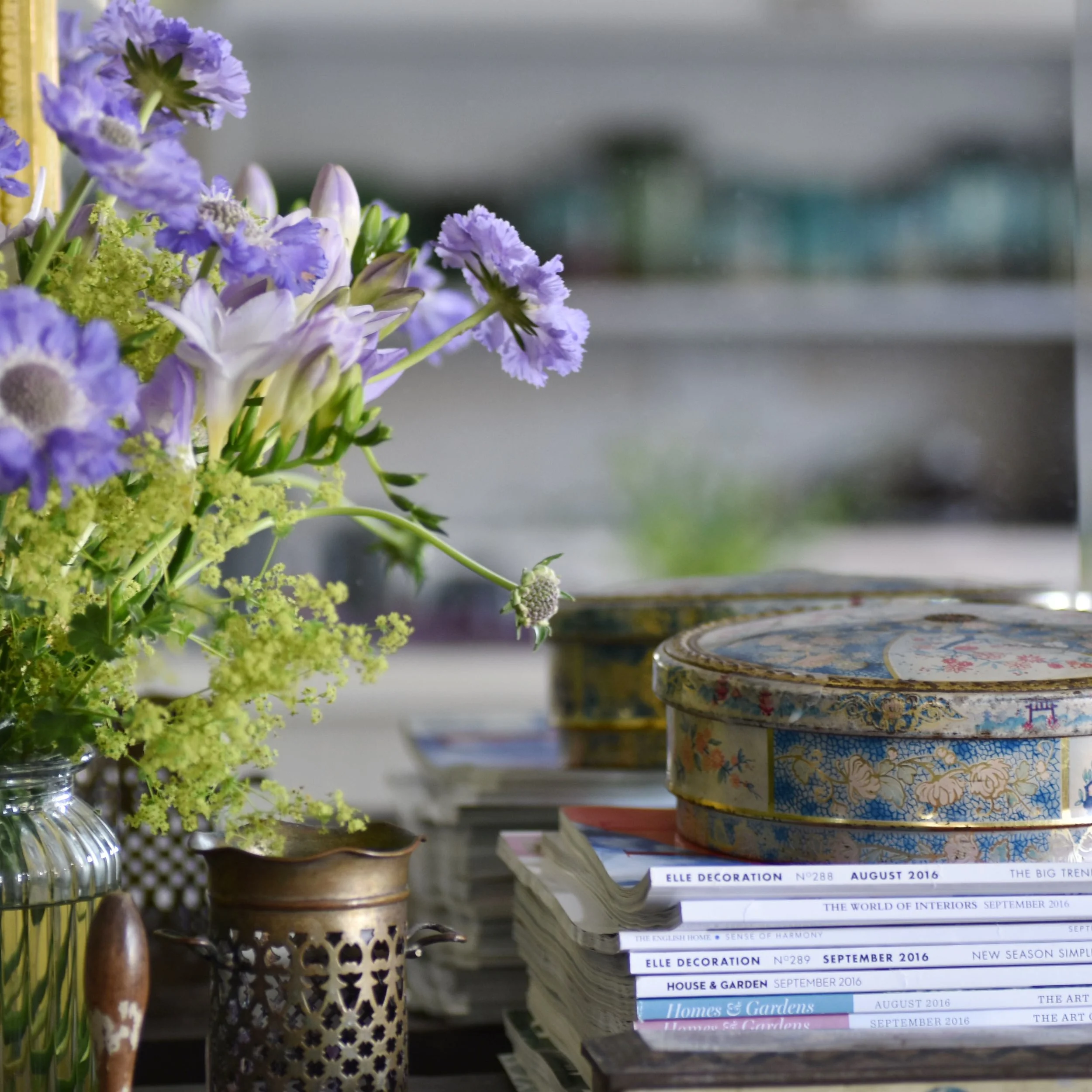 Styling your shelves