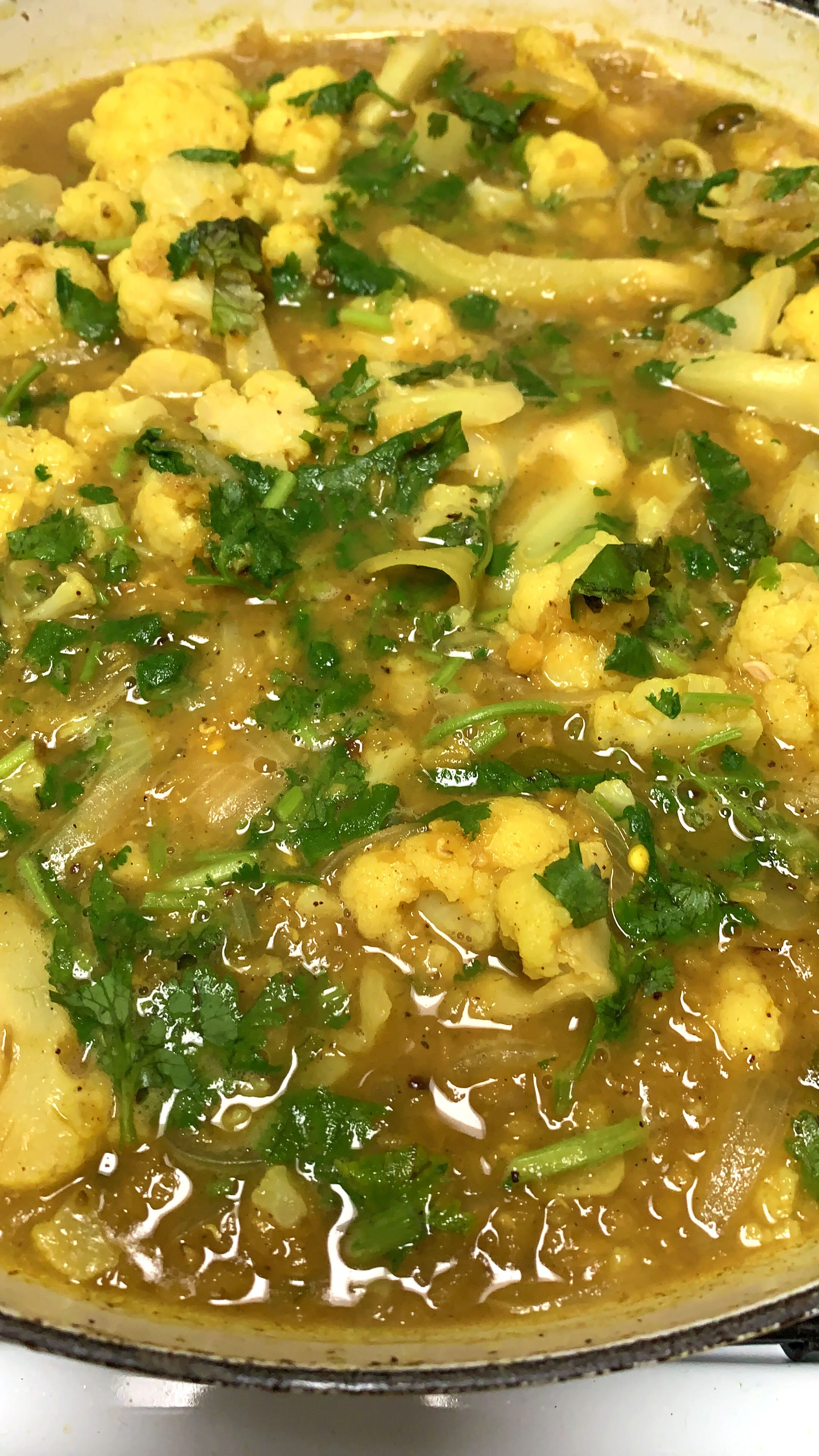 Gobi Dal (cauliflower dal) - suitable for vegans