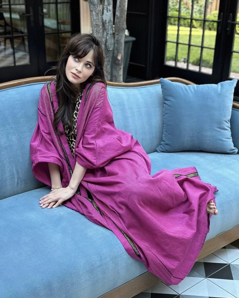 Zooey Deschanel in Bedouin Cape 