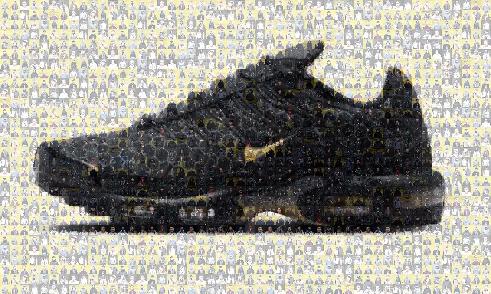 Foot Locker and Nike Manchester TN campaign activation featuring large-scale poster installation in Manchester