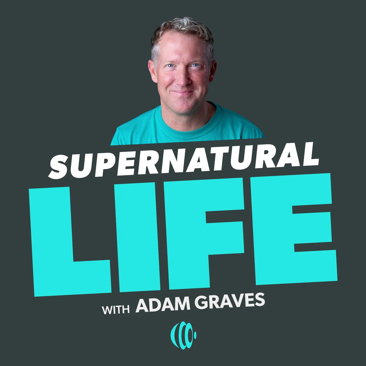 Podcast cover art for Supernatural Life with Adam Graves, designed to reflect spiritual teaching and reflective encouragement.
