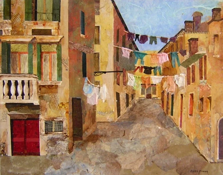 This is a painting called Laundry Day