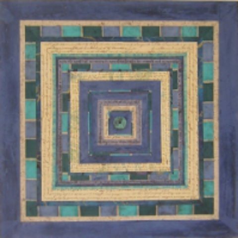 Big Blue 24" x 24" $1500