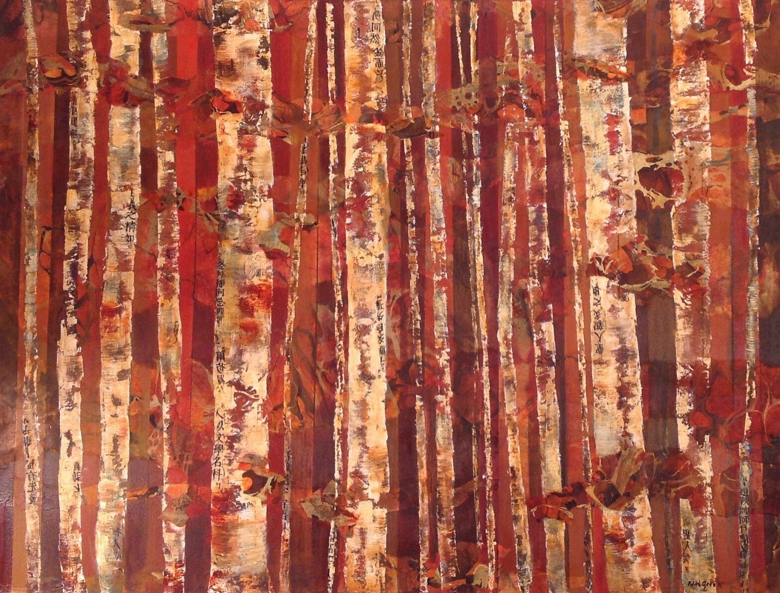 November - MIxed Media - 30"" x 40"