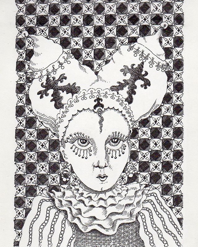 Lady with big eye-lashes #drawing #illustration #dibujo #tekening #pendrawing #blackandwhitedrawing #instadraw #fantasy #eyes #eyelashes #eyelashesextension #funnydrawing #ilustracion