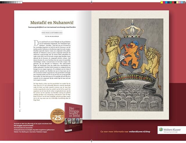 I illustrated this book about the 44 classical verdicts (&ldquo;arresten&rdquo;) of the Dutch Supreme Court and the European Court of Justice. This was send to all 2200 authors of legal publications at publishing house Wolters Kluwer as a corporate g