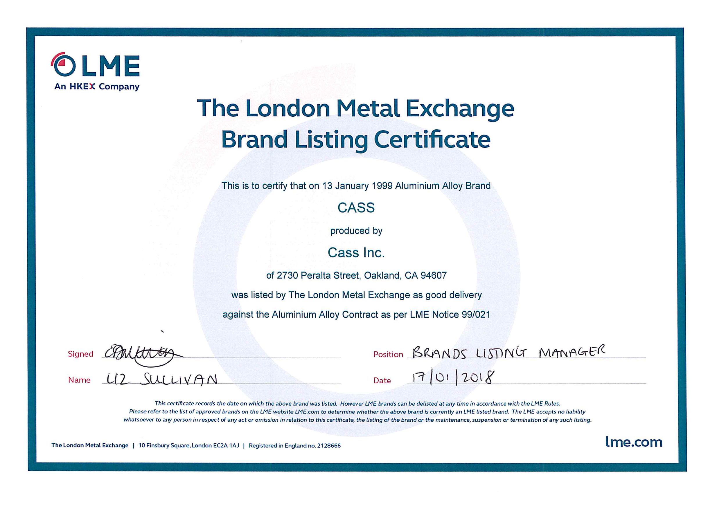 LME Aluminium Alloy Brand Certificate - CASS.png