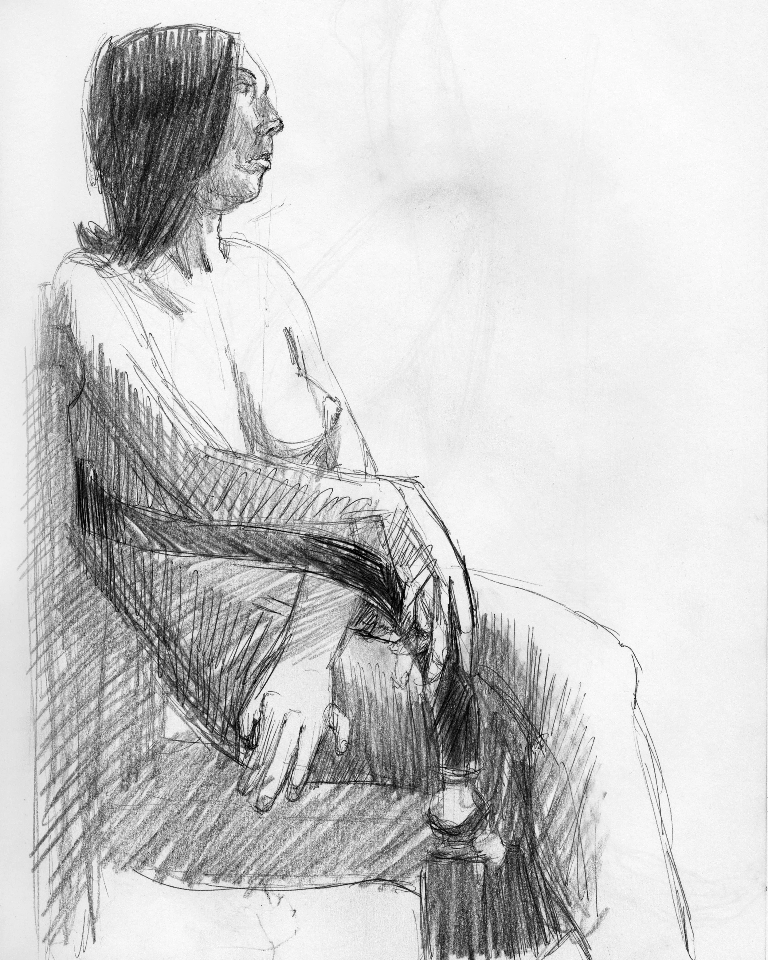 Female Seated Model