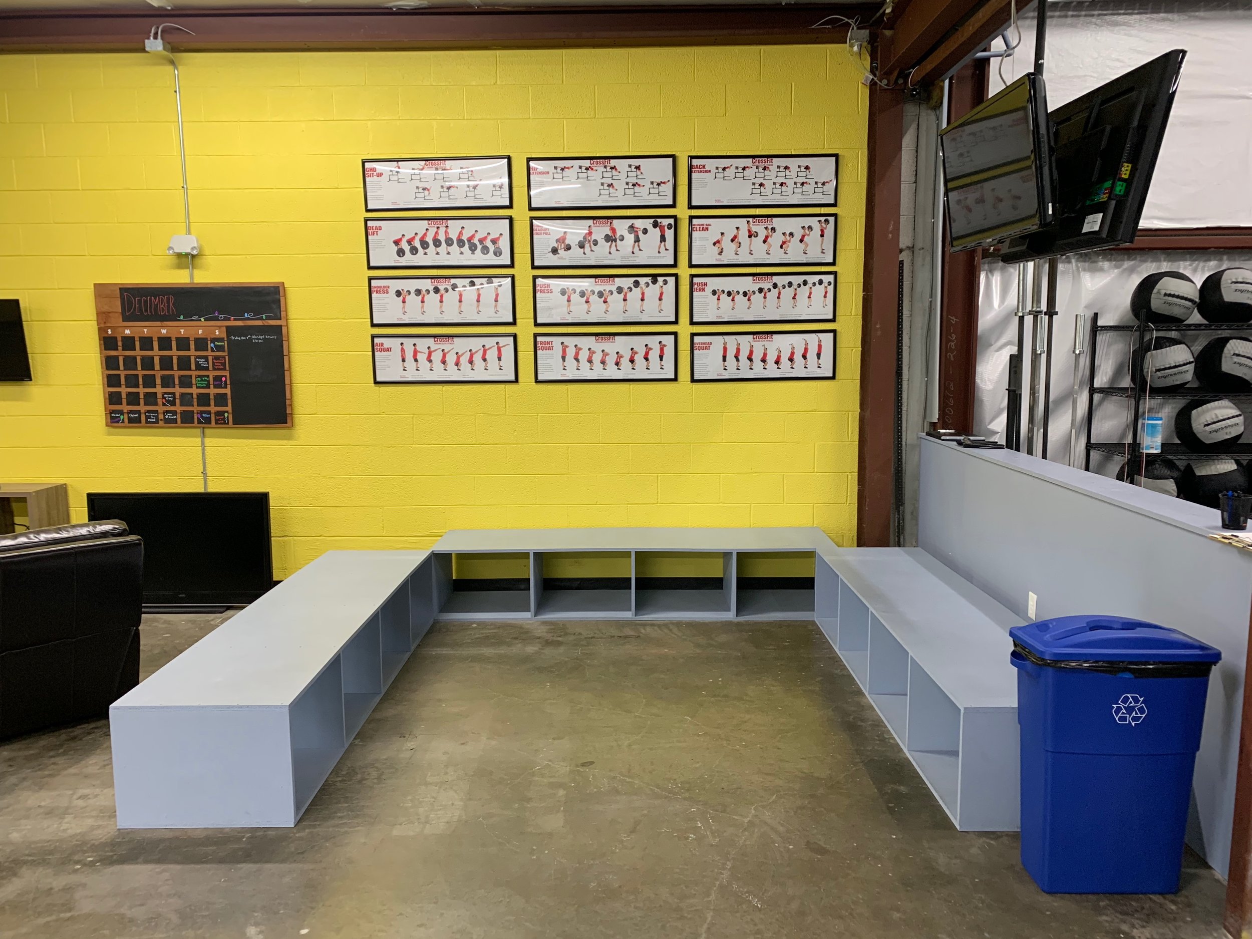 Athlete Storage Benches