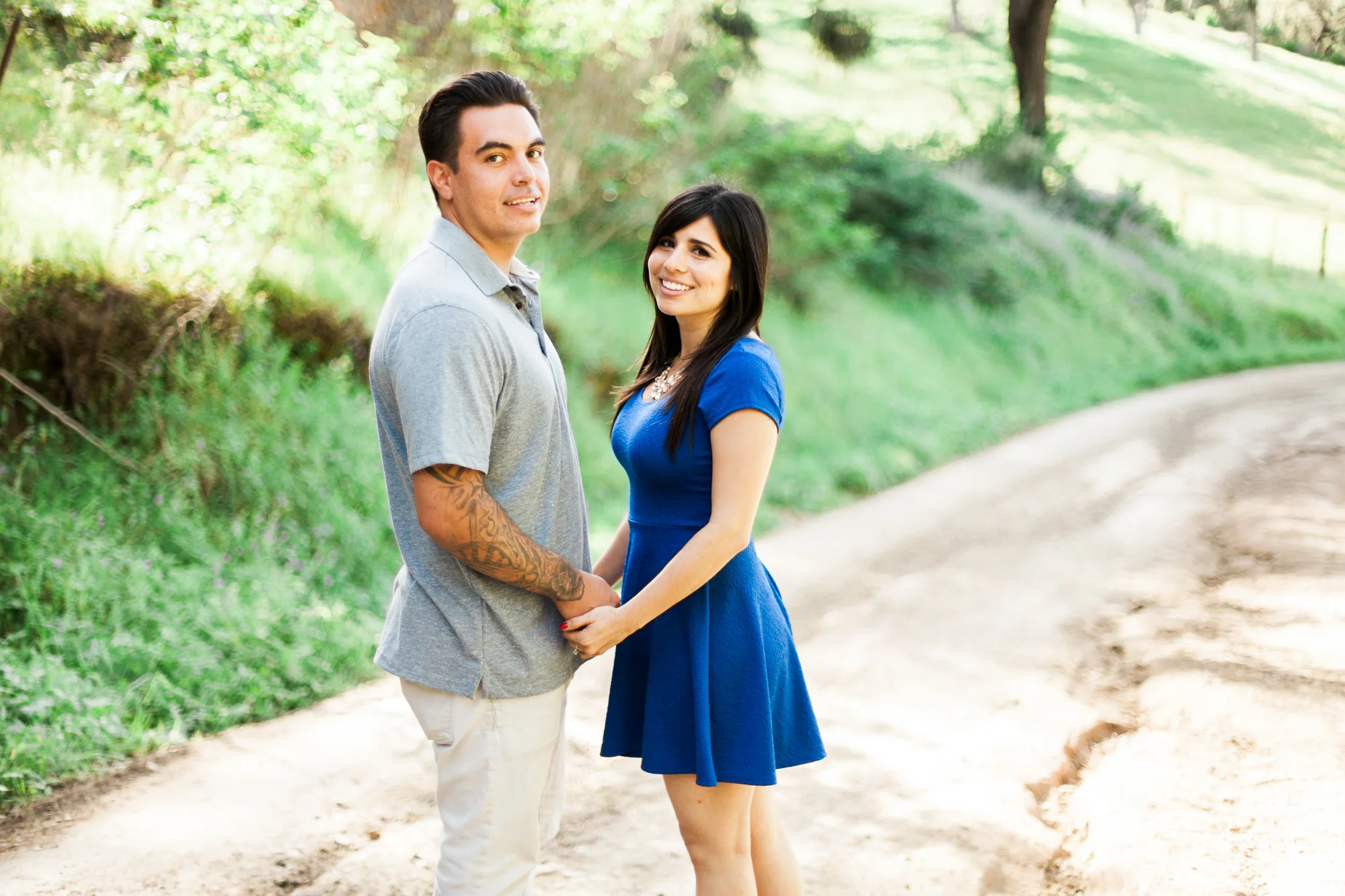 santa ynez valley engagement - john + adriana - ryanne bee photography