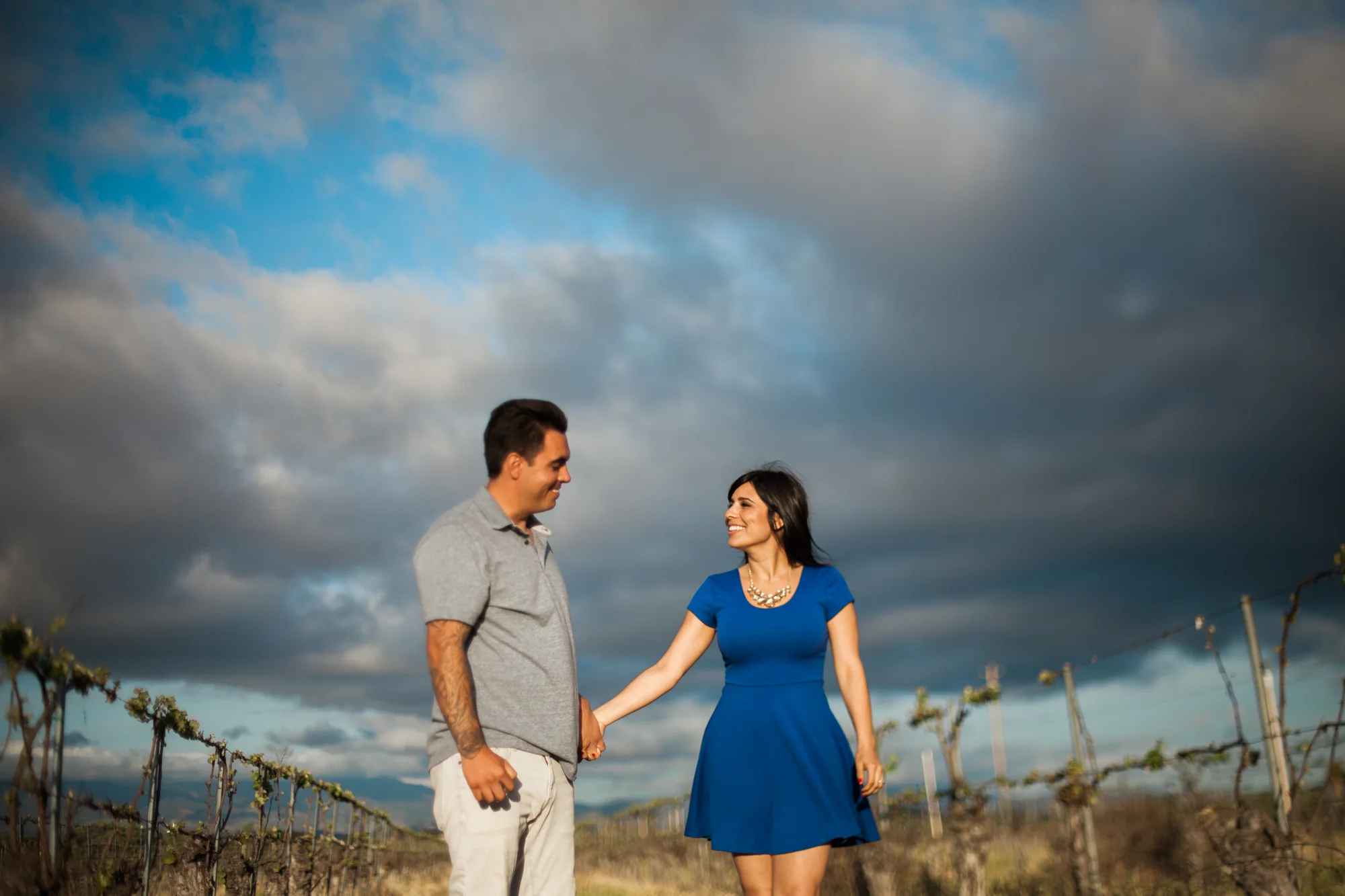 santa ynez valley engagement - john + adriana - ryanne bee photography