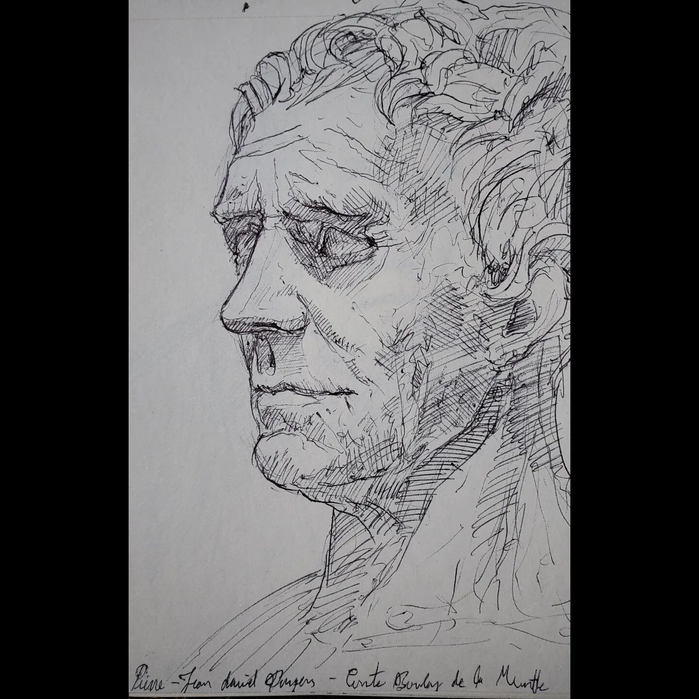 15 minute study at National Gallery of Art in DC
.
&quot;Comte Boulay de la Meurthe&quot; by Pierre-Jean David dangers
. 
.
.
#cameronbyeart #nationalgalleryofart #artstudy #sketchbook #sketching #sketch #pen #portrait #bust