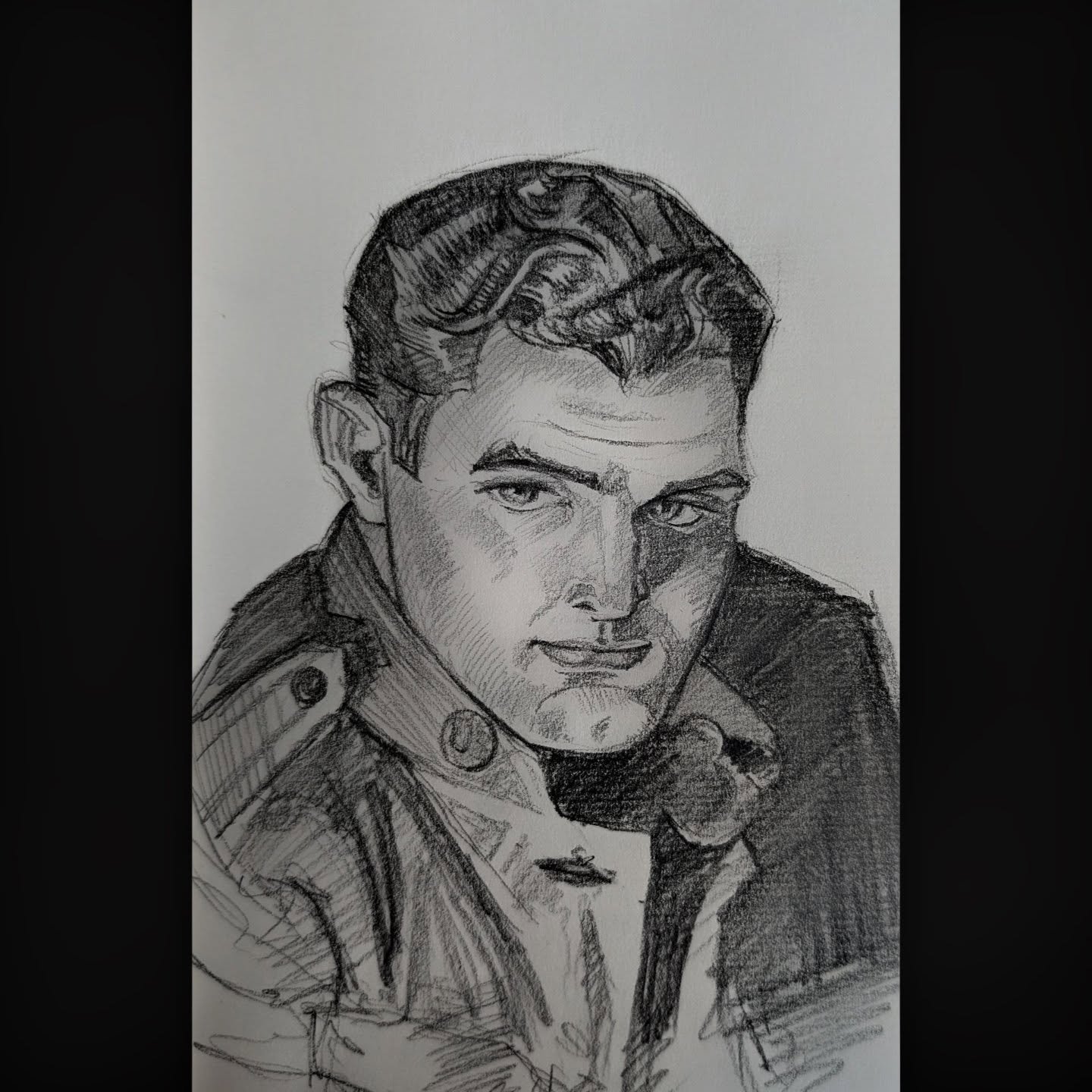 Had a lovely time at the @norman_rockwell_museum doing some sketching of a Leyendecker illustration and Bob Cratchit by Norman Rockwell. Such incredible painters... 
.
Also I've been transitioning off Instagram for personal use, trying to keep it for