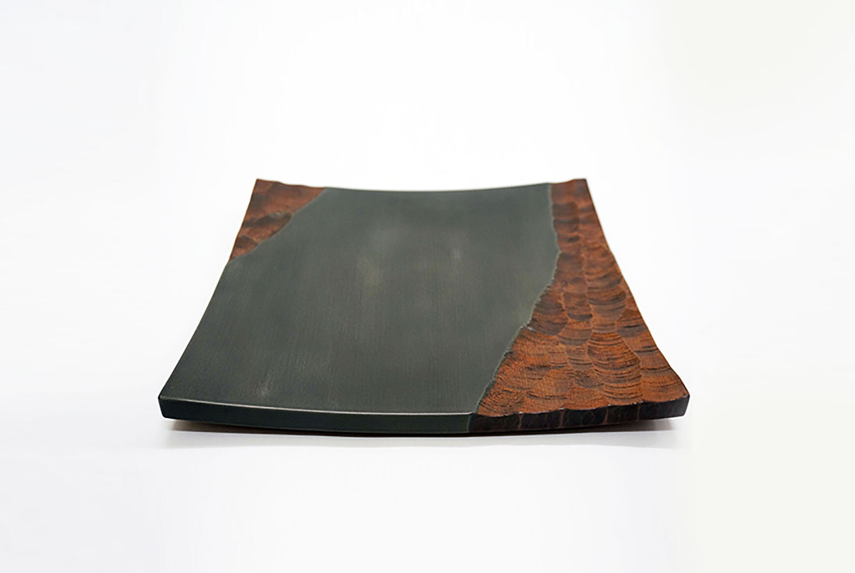 Square plate "Rugged Mountain II "   (Copy)