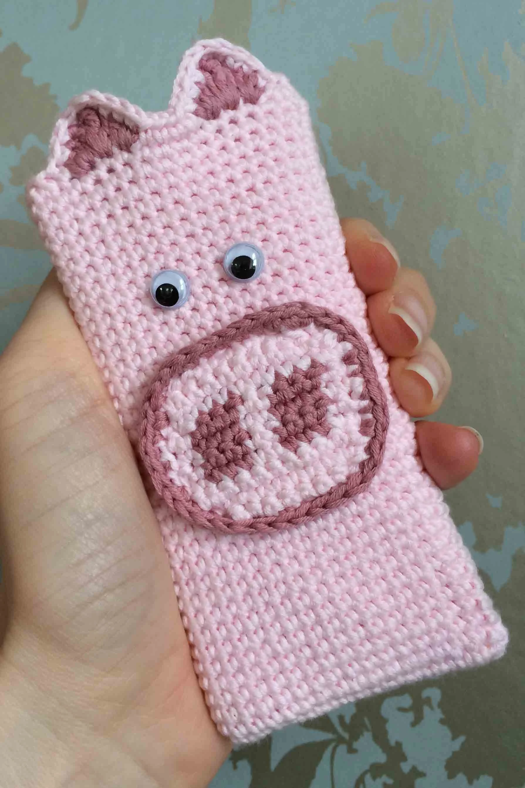 Pink Piggy Phone Cozy