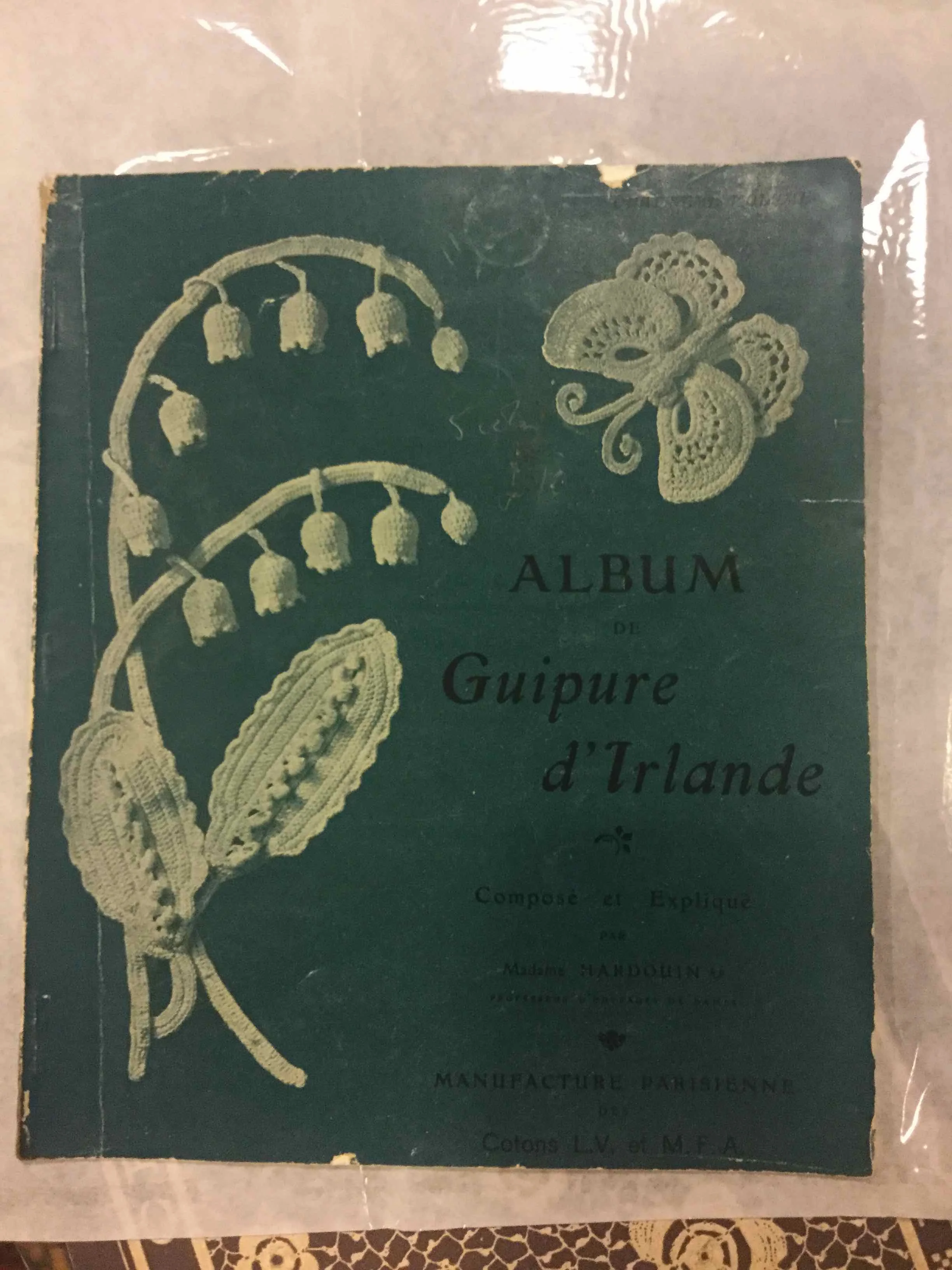 Irish crochet motif pattern book