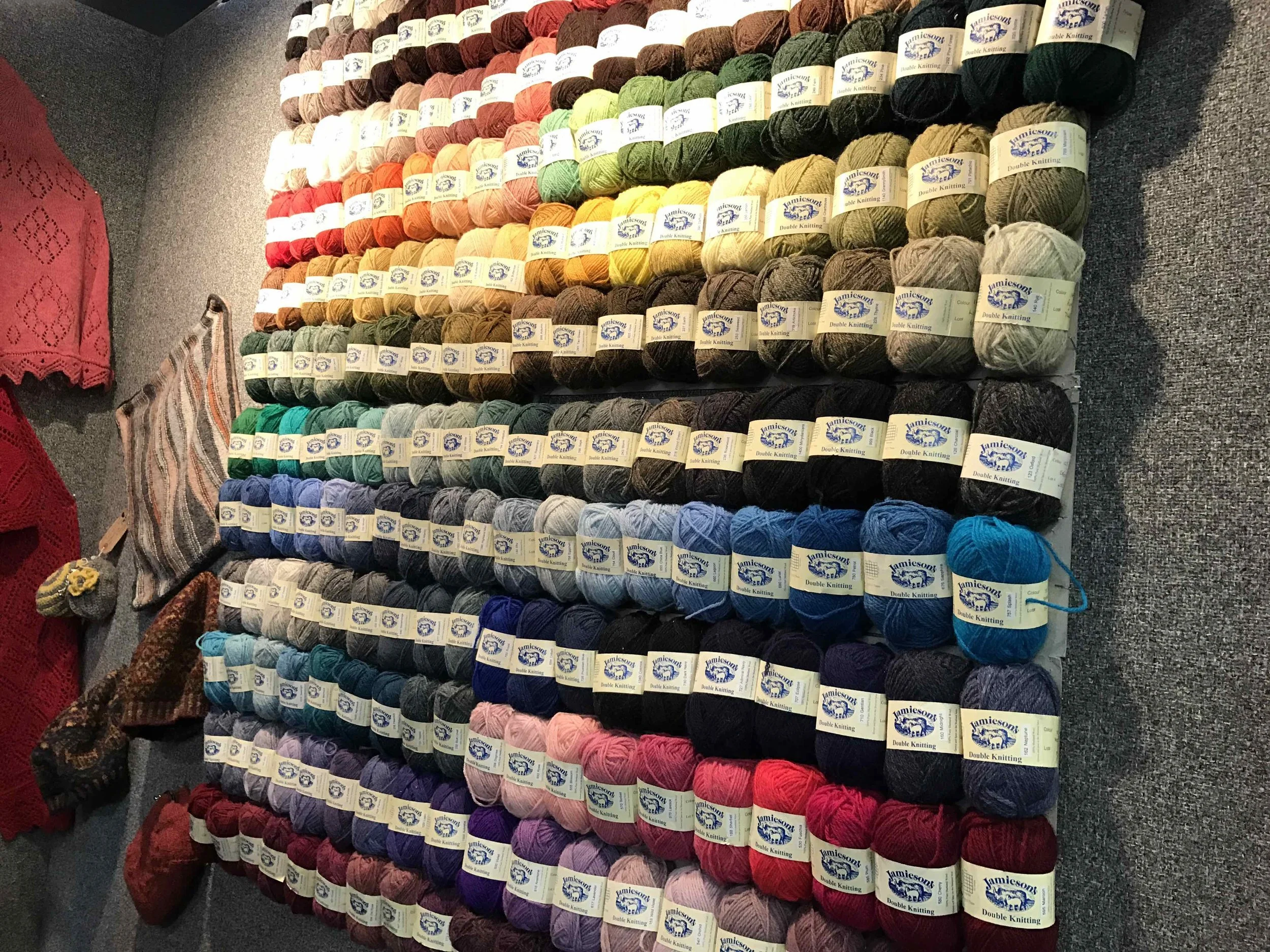 Jamieson's wall of colour