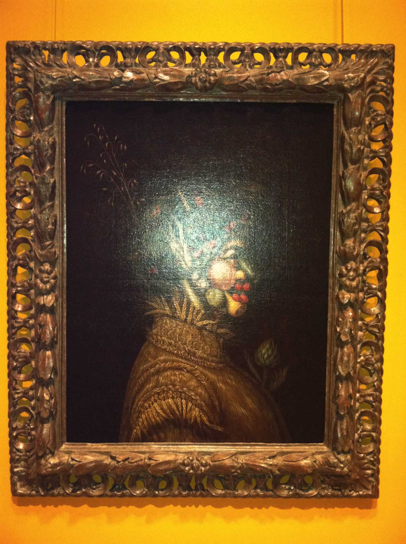 I was inspired by this painting at the Denver Art Museum. What you can barely see because of my poor photography is that his whole head is made of vegetables. An old-school prankster! Loved this among the more serious paintings. Message received; don't be afraid to be yourself!! Or is it, you are what you eat? It doesn't matter! If it moved you and made you think, mission accomplished!