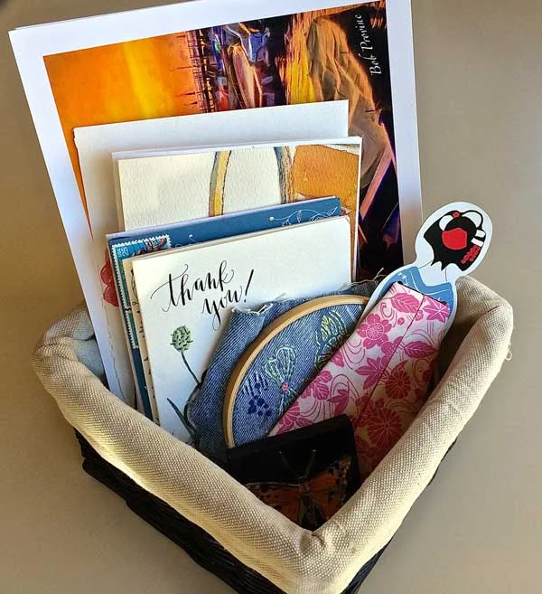 I Love to save thank you letters and ephemera. Little things that bring a happy memory or express a sweet sentiment. I think I would like to get a special bulletin board with pins to showcase these things. A little visual happy place.