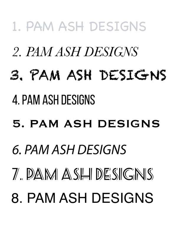 It could certainly be argued that different fonts can also evoke a feeling. See how number one and number three have an air of informality while number two is a little more elegant and formal? Number four seems to be more informational and serious. Yes, type can certainly evoke a feeling but does it tell you anything about it's author? Perhaps the writer's stylistic intent but not necessarily anything personal and definitely not unique to the writer!