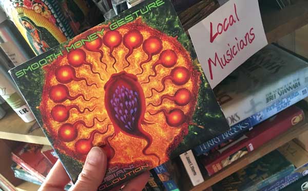 Well looky here. I happened across my brother's album in the local musician section. He lived here for a number of years, knows a lot of people in town and is still involved in the local music scene here. This is a fantastic album, by the way (not just because I'm his sister and am biased...but because it is awesome!!!) 