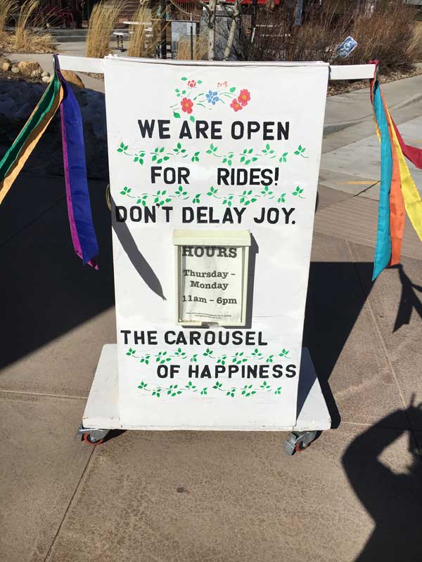 Here is what greets you on the way in.