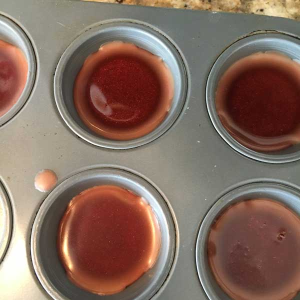 Lastly, I used a mini-muffin tin.