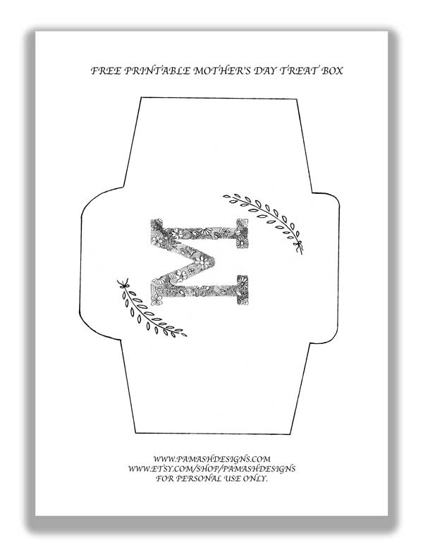 Click HERE to get your free printable PDF and make a special treat box to present your lotion bar to your Mom for Mother's Day!