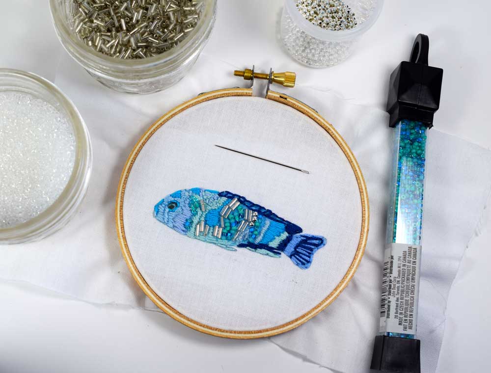 HOW TO EMBROIDER WITH BEADS — Pam Ash Designs