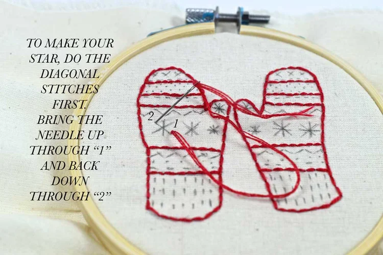 A FREE PRINTABLE HOLIDAY EMBROIDERY PATTERN : GREAT FOR STITCH PRACTICE ...