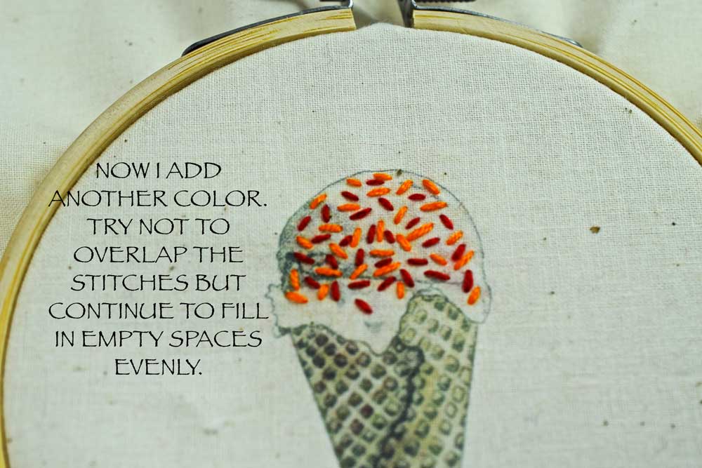 HOW TO MAKE THE SEED STITCH FOR HAND EMBROIDERY — Pam Ash Designs